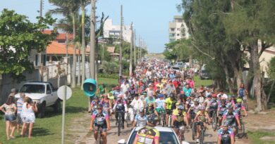 Ciclistas tomaram as ruas da cidade